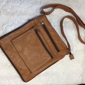 Brownish crossbody bag